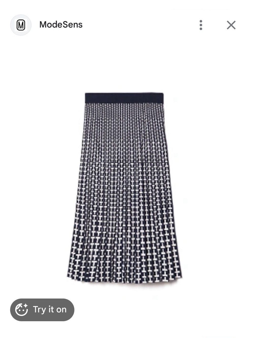 Tory Burch Sport Midi Pleated Skirt